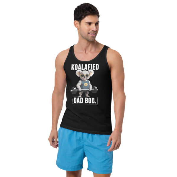 KOALAFIED DAD BOD Men's Tank Top - Kwirky with Kip Koala - Image 2