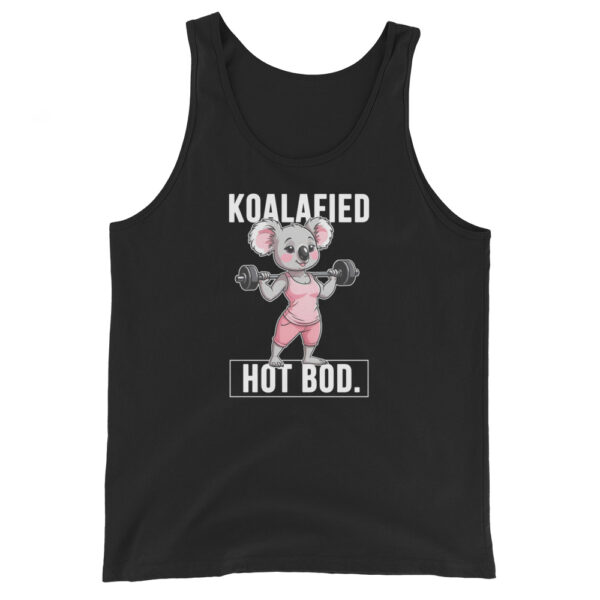 KOALAFIED HOT BOD - Women's Unisex Cotton tank top - with Kirsty the Koala - Image 2