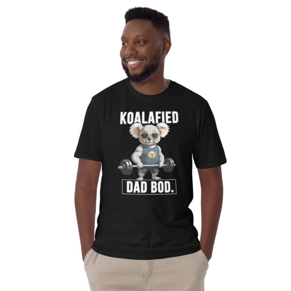 KOALAFIED DAD BOD Short-Sleeve Unisex T-Shirt - Kwirky with Kip Koala - Image 2