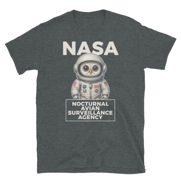 NASA NOCTURNAL AGENCY Short-Sleeve Unisex T-Shirt - Kwirky with Oliver - Image 5