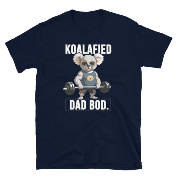 KOALAFIED DAD BOD Short-Sleeve Unisex T-Shirt - Kwirky with Kip Koala - Image 4