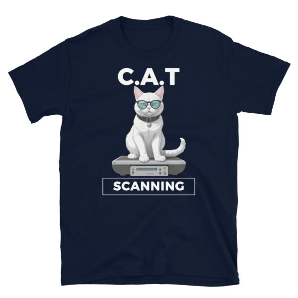 CAT SCANNING Animal Medical Themed Short-Sleeve Unisex T-Shirt - Kwirky with Kaz - Image 4