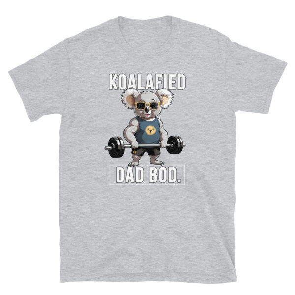 KOALAFIED DAD BOD Short-Sleeve Unisex T-Shirt - Kwirky with Kip Koala - Image 6