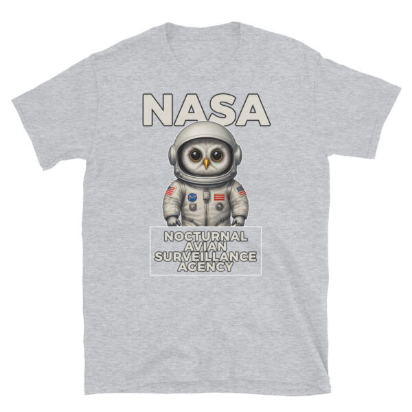 NASA NOCTURNAL AGENCY Short-Sleeve Unisex T-Shirt - Kwirky with Oliver - Image 6