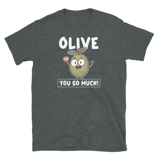 OLIVE YOU SO MUCH Short-Sleeve Unisex T-Shirt - Kwirky with Olivia the Olive - Image 5